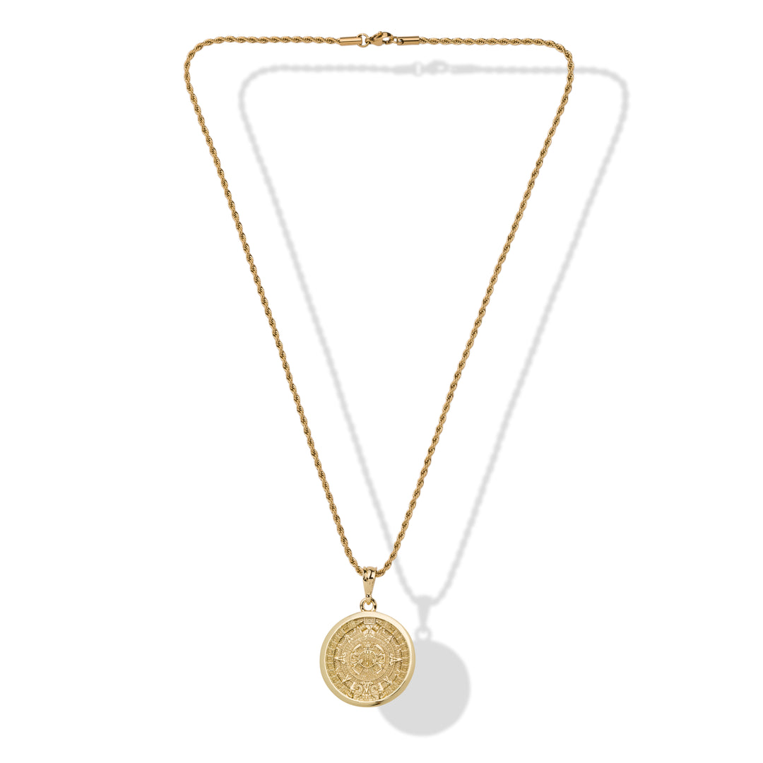 Aztec Calendar Pendant – Saint Midas