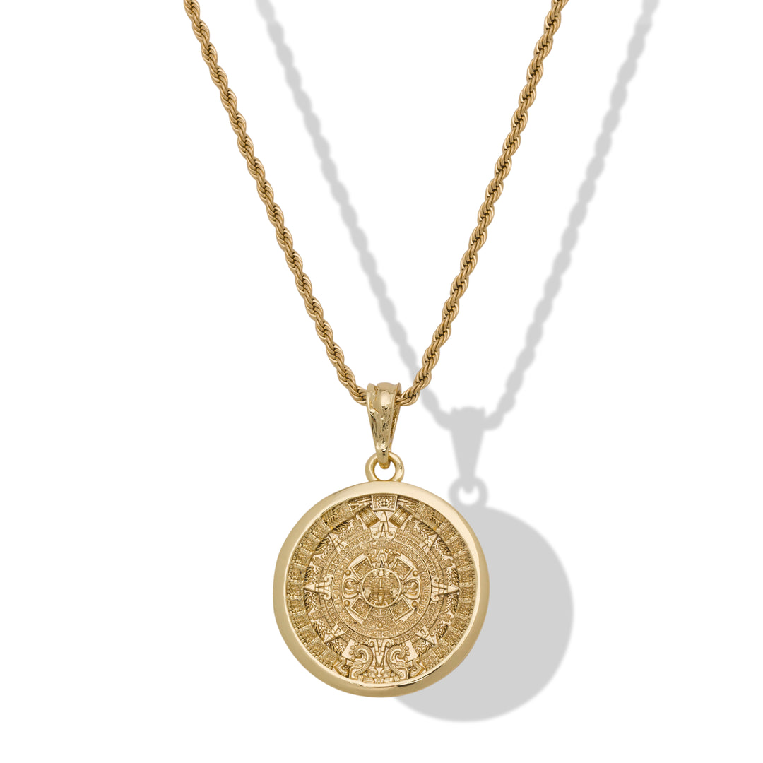 Aztec Calendar Pendant – Saint Midas