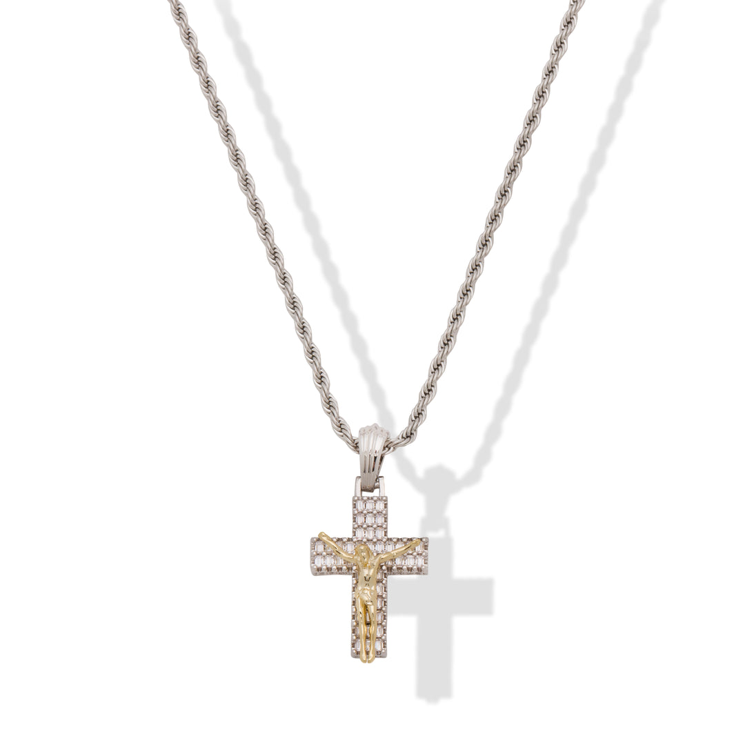 クロスネックレス Silver Crucifix – Saint Midas