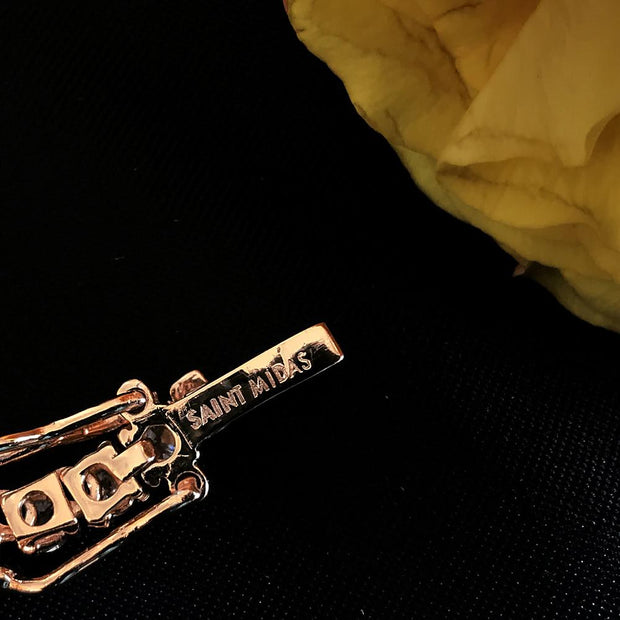 Tennis Bracelet 3mm Rose Gold